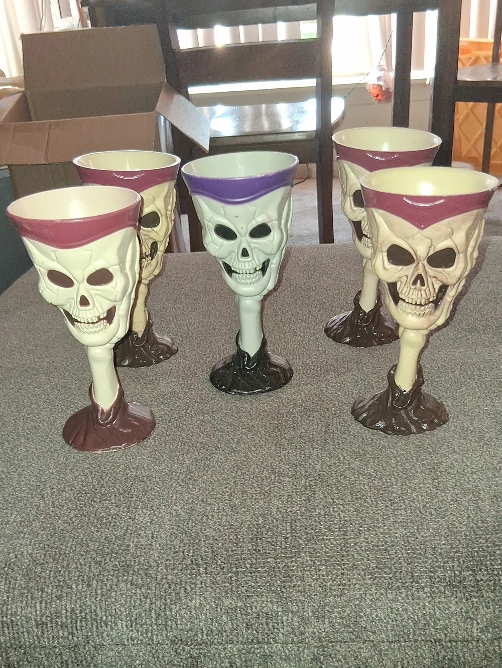 Skull Goblet Plastic (Set of 5)
